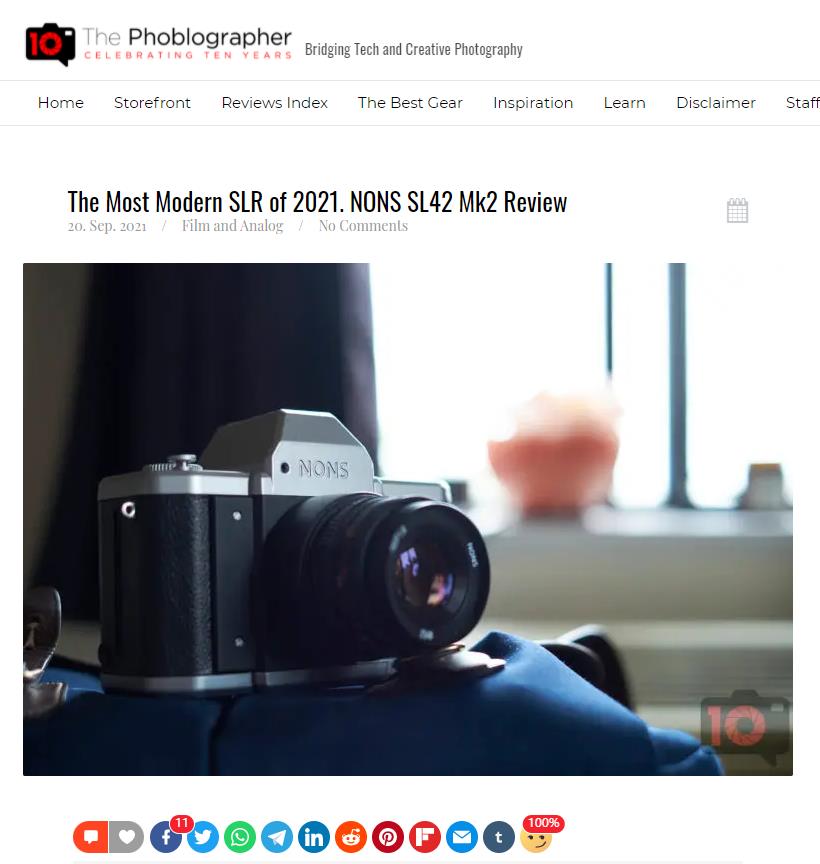 The Most Modern SLR of 2021. NONS SL42 Mk2 Review – NONS CAMERA