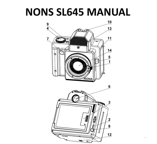 NONS SL645 MANUAL