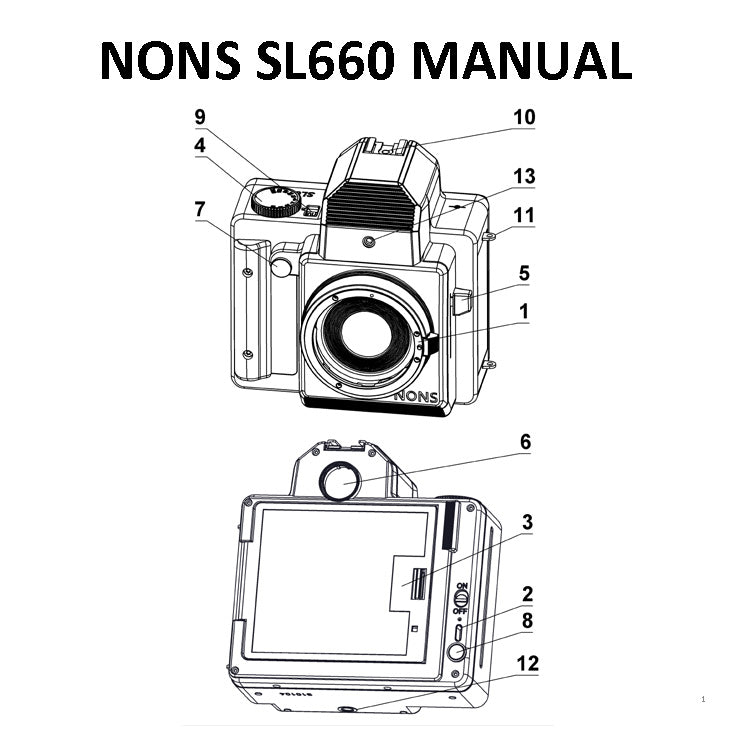 NONS SL660 MANUAL