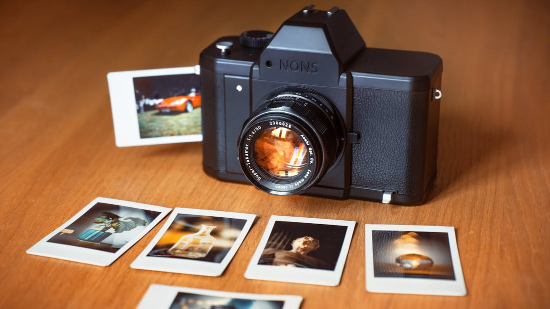 This Weird Instant Camera let you Shoot with Vintage Lenses - NONS SL42 by Mathieu Stern
